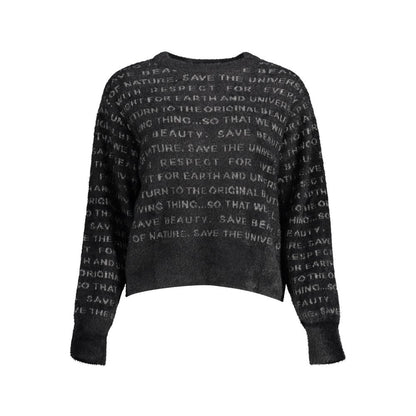 Desigual Schwarzer Polyester-Pullover