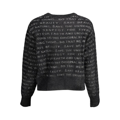 Desigual Schwarzer Polyester-Pullover