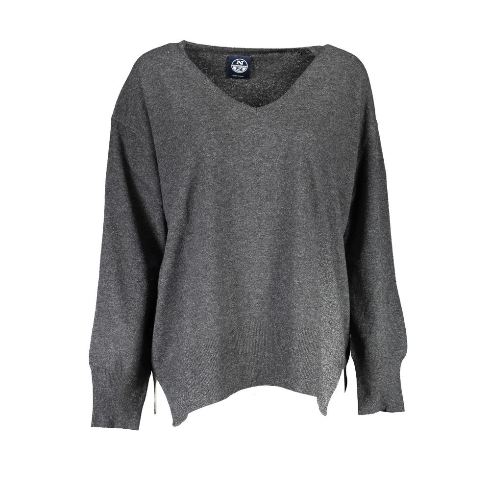 North Sails Schwarzer Wollpullover