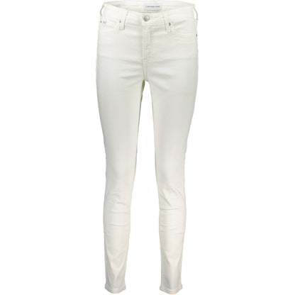 Calvin Klein Weiße Baumwolljeans &amp
