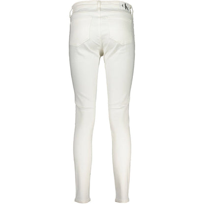 Calvin Klein Weiße Baumwolljeans &amp