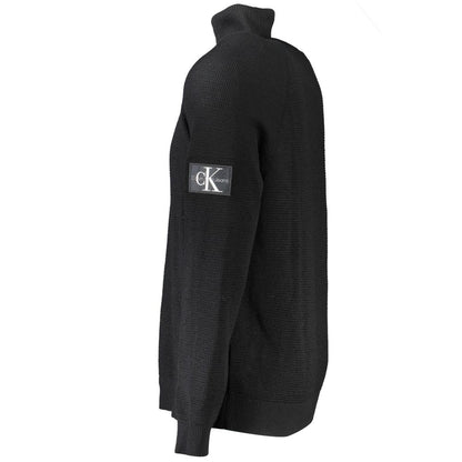 Calvin Klein Schwarzer Wollpullover