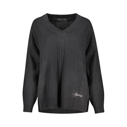 Guess Jeans Schwarzer Baumwollpullover