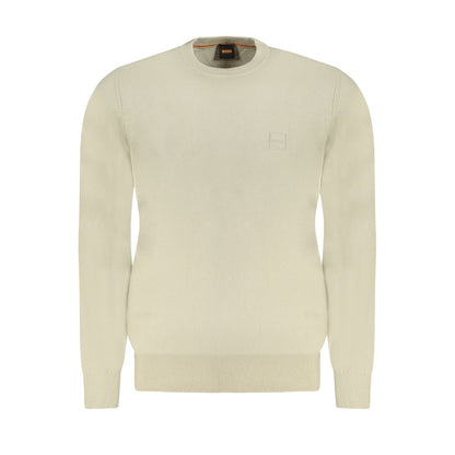 Hugo Boss Beigefarbener Baumwollpullover