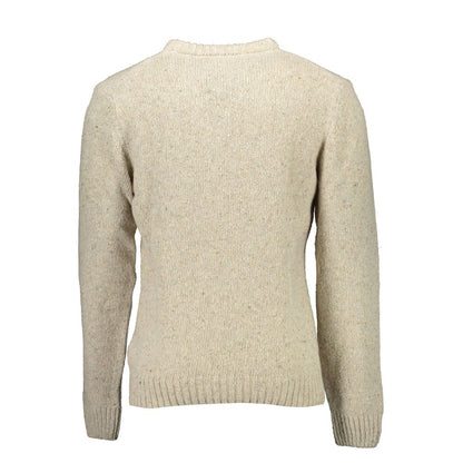 Gant Beigefarbener Pullover aus Wolle