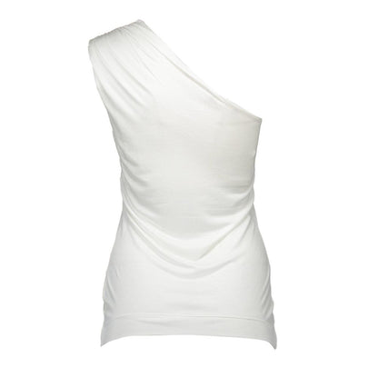 Love Moschino Weißes Elastan Oberteile &amp