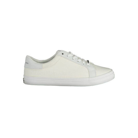 Calvin Klein Sneaker aus weißer Baumwolle