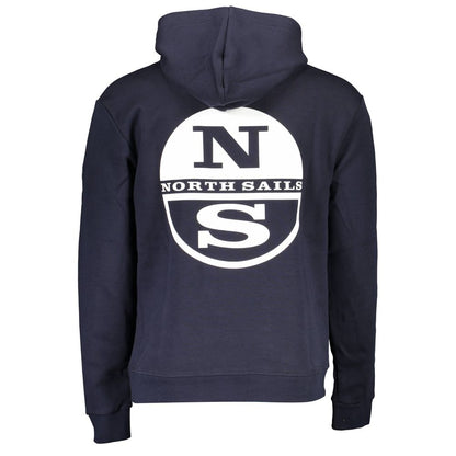 North Sails Blauer Baumwollpullover