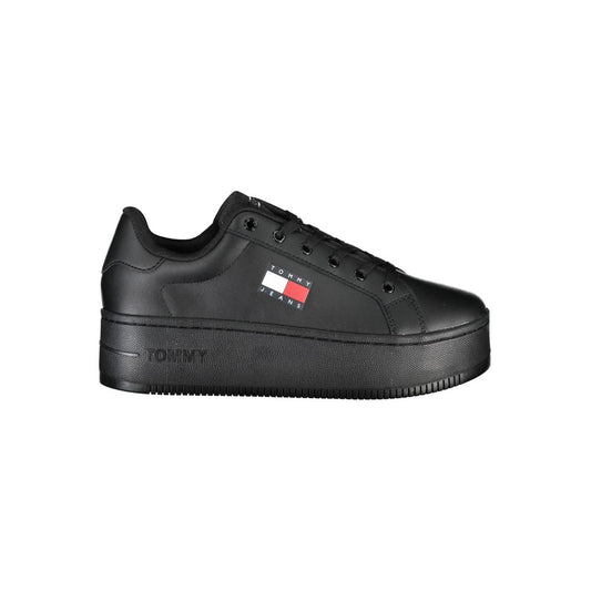 Tommy Hilfiger Schwarzer Polyester Sneaker
