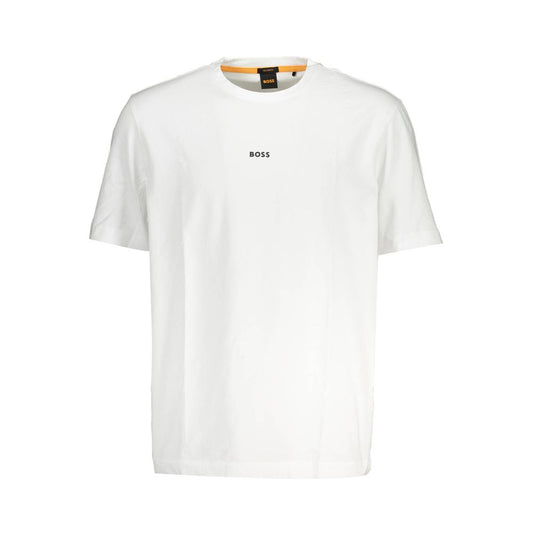 Hugo Boss T-Shirt aus weißer Baumwolle