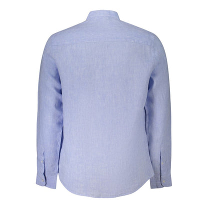 North Sails Blaues Leinenhemd