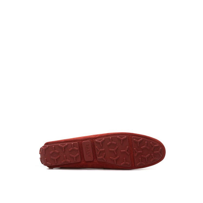 Bally Bordeaux Leder Mokassin
