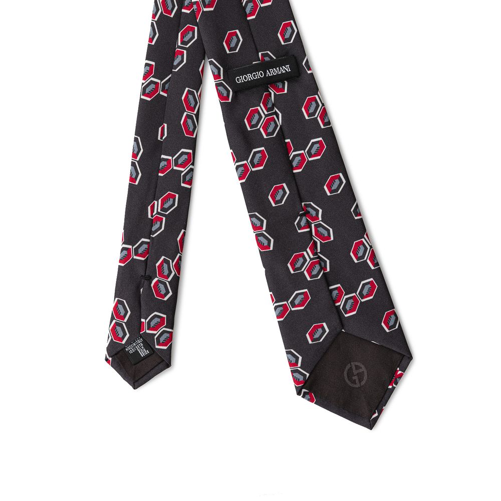 Giorgio Armani Graue Seidenkrawatten &amp