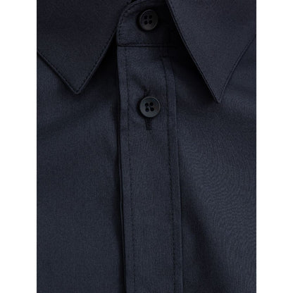 Dolce & Gabbana Blaues Baumwollhemd