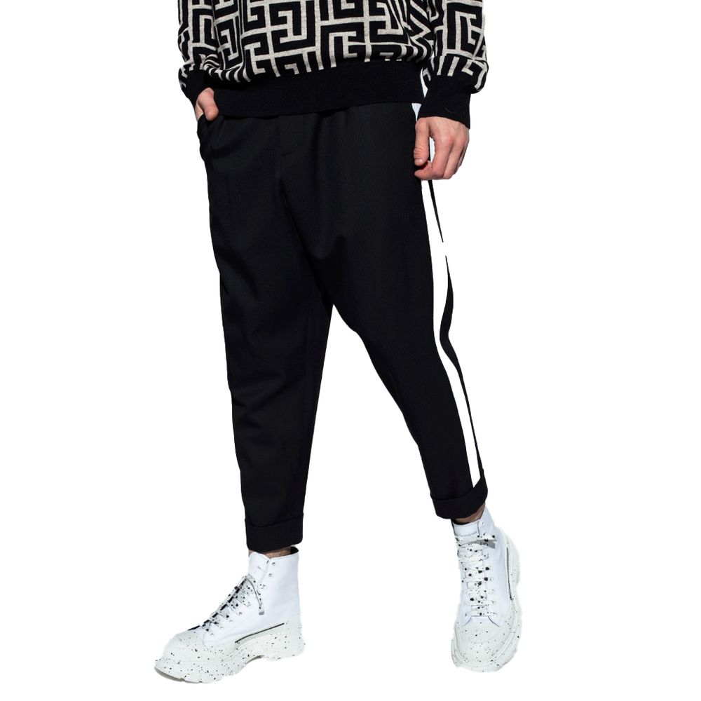 Balmain Schwarze Baumwolljeans &amp