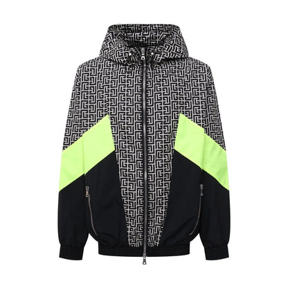 Balmain Multicolor Nylon Jacke