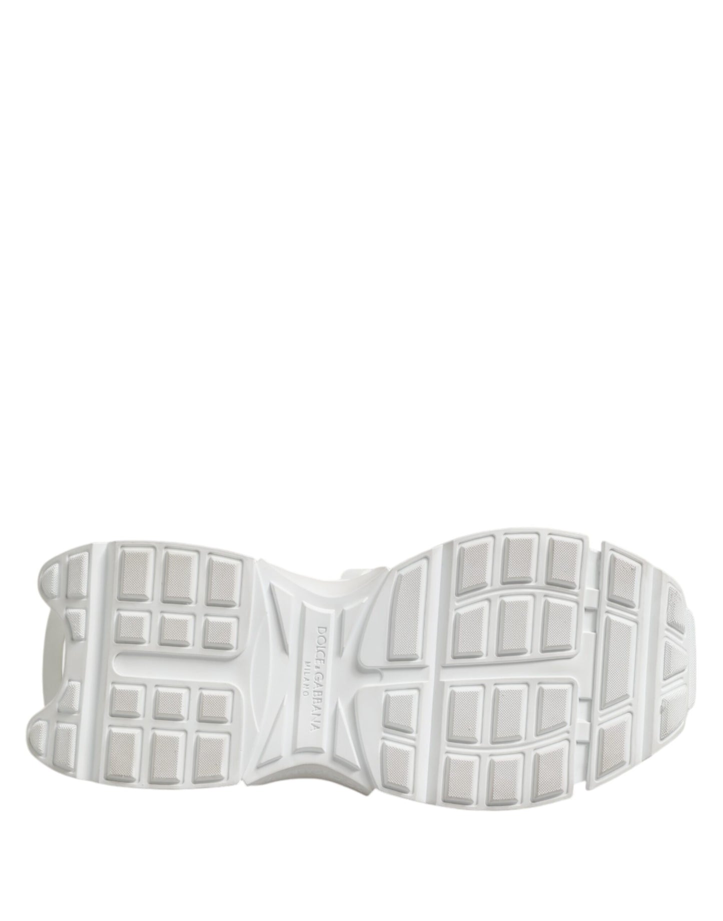 Dolce & Gabbana Weiß Grau Low Top Space Sneakers Schuhe