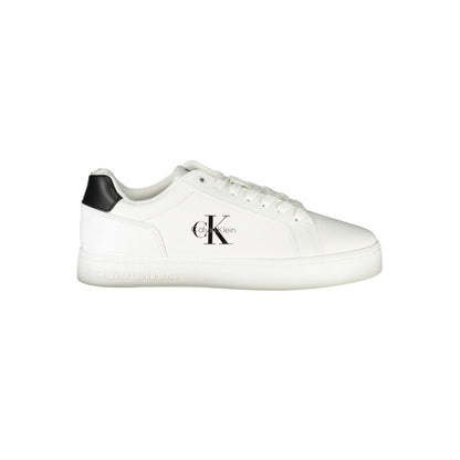 Calvin Klein Weißes Leder Herren Sneaker