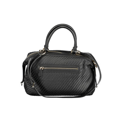 Guess Jeans Schwarze Polyethylen-Handtasche
