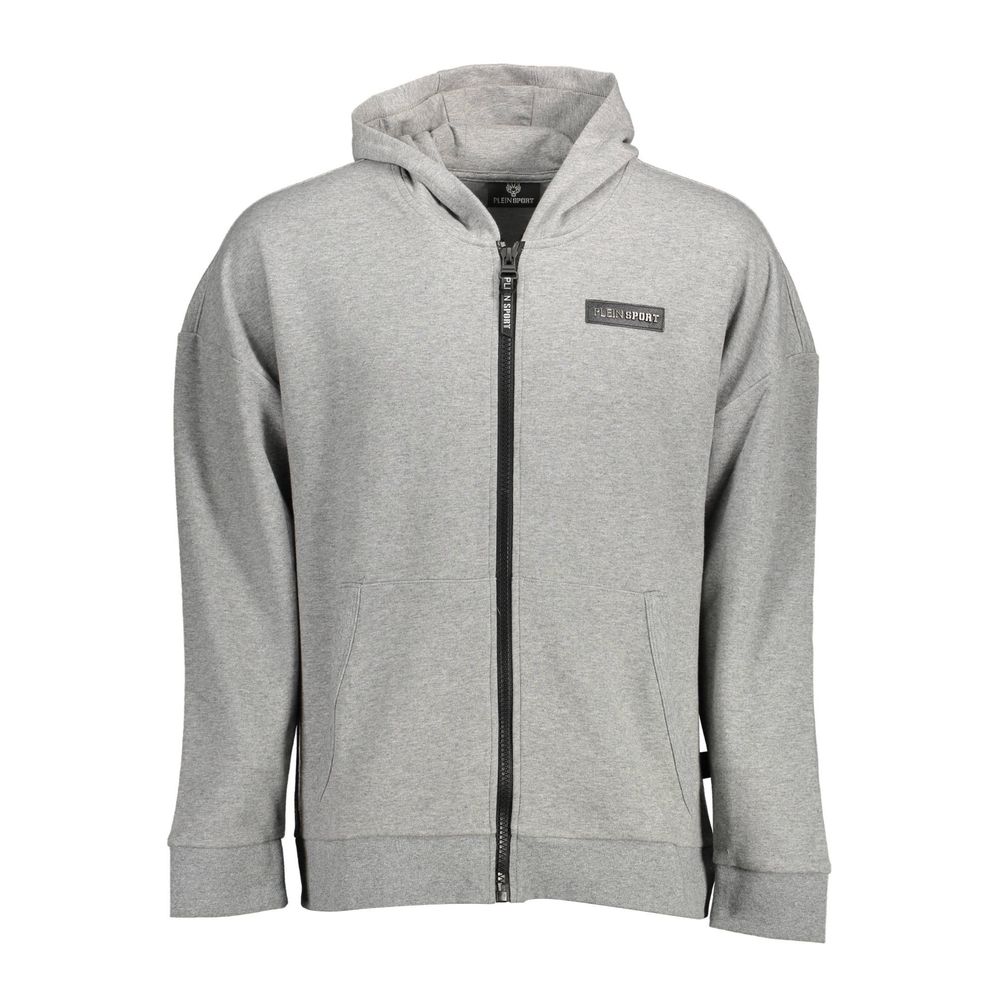 Plein Sport Grauer Baumwollpullover