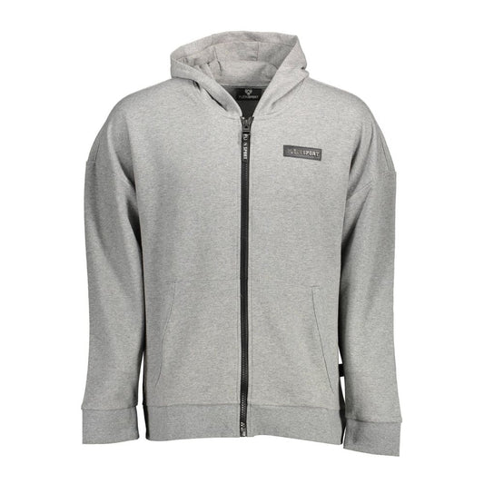 Plein Sport Grauer Baumwollpullover