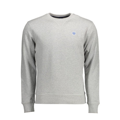 North Sails Grauer Baumwollpullover