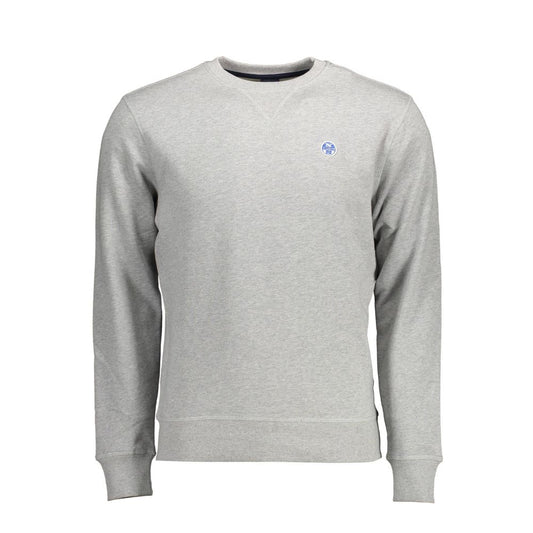 North Sails Grauer Baumwollpullover