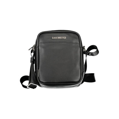 Bikkembergs Schwarze Polyethylen-Umhängetasche