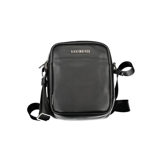 Bikkembergs Schwarze Polyethylen-Umhängetasche