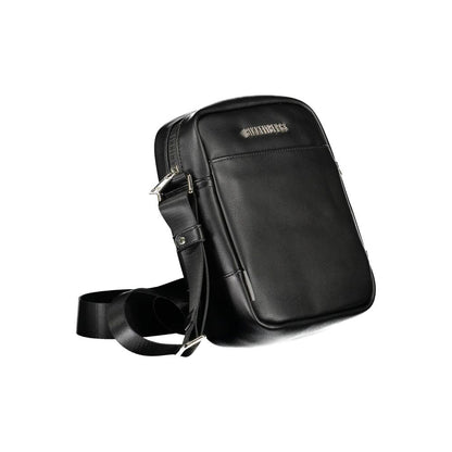 Bikkembergs Schwarze Polyethylen-Umhängetasche