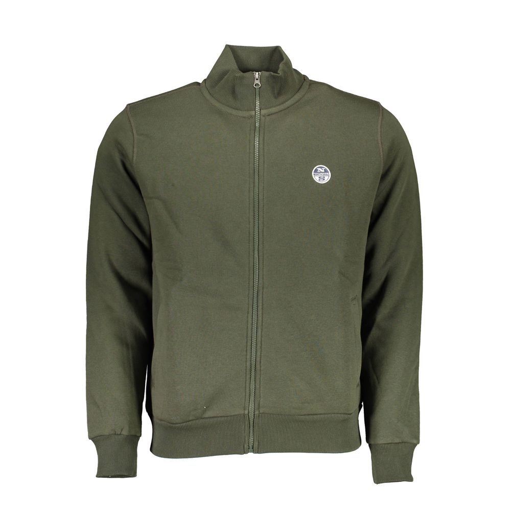 North Sails Grüner Baumwollpullover für Männer
