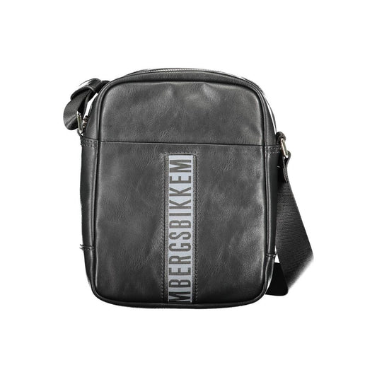 Bikkembergs Schwarze Polyethylen-Umhängetasche