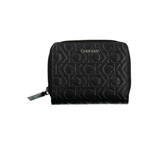 Calvin Klein Schwarzes Polyester Portemonnaie