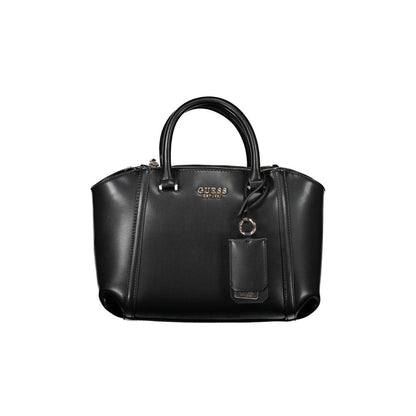 Guess Jeans Schwarze Polyethylen-Handtasche