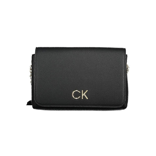 Calvin Klein Schwarze Polyester Handtasche