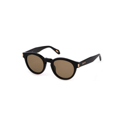 Just Cavalli Schwarze Plastiksonnenbrille