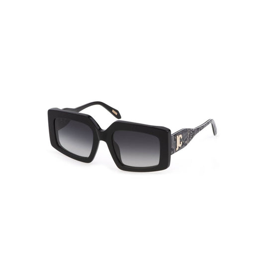 Just Cavalli Schwarze Plastiksonnenbrille