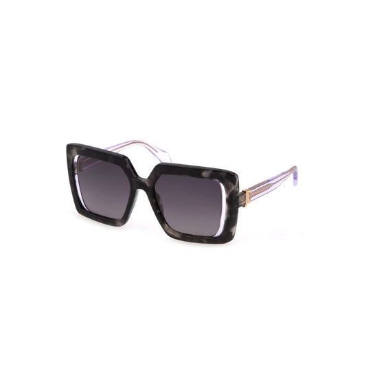 Just Cavalli Schwarze Plastiksonnenbrille
