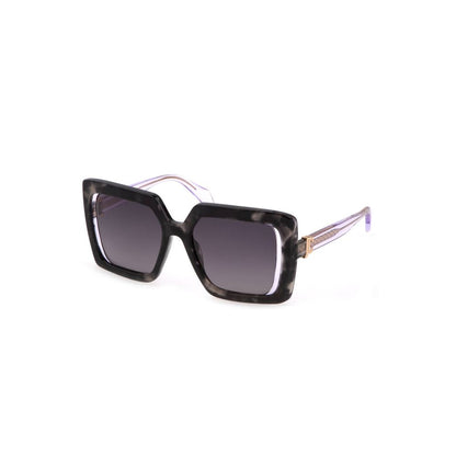 Just Cavalli Schwarze Plastiksonnenbrille