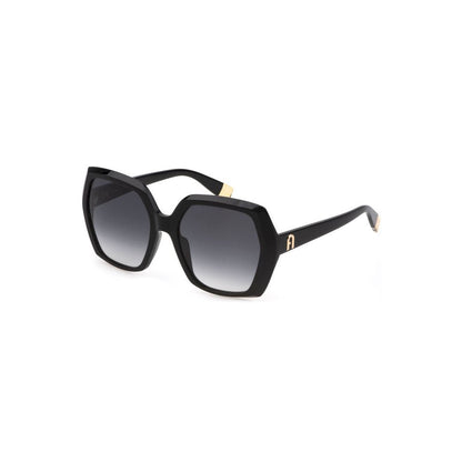 Furla Schwarze Acetat-Sonnenbrille für Frauen