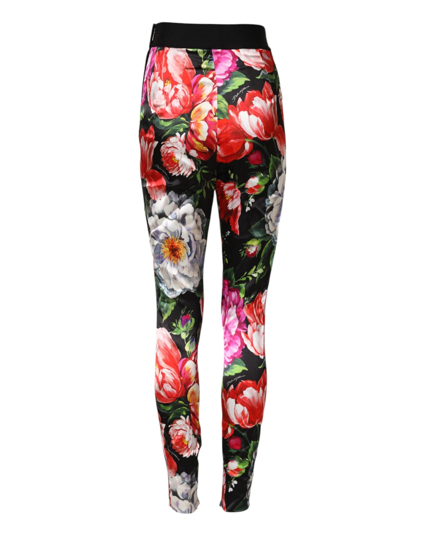 Dolce & Gabbana Multicolor Floral Legging Stretch Taille Hose