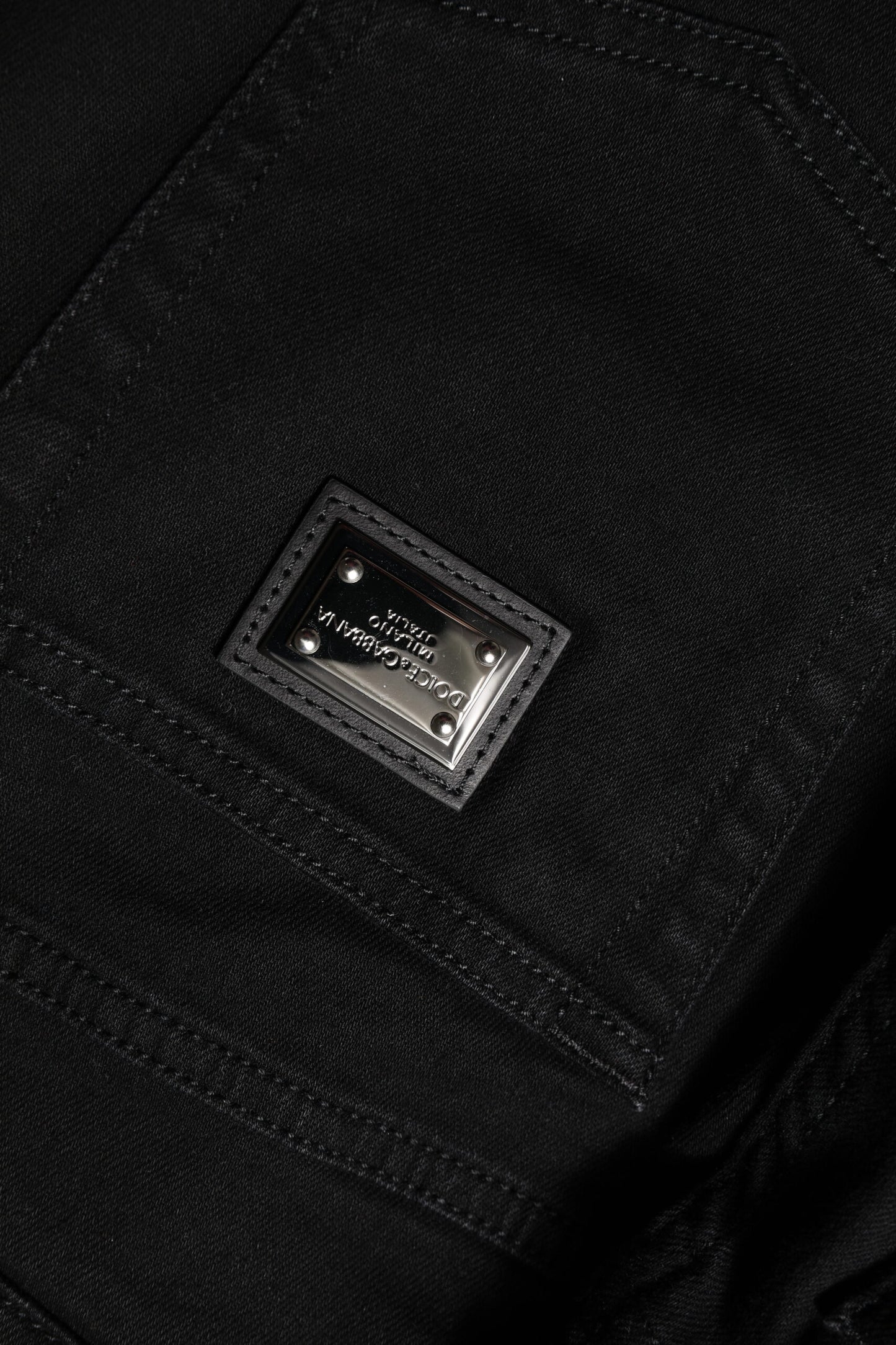 Dolce & Gabbana Schwarze Boyfriend Denim-Jeans aus Baumwolle mit mittlerer Taille