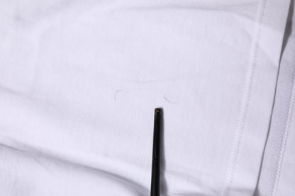 Dolce & Gabbana Weißes Baumwoll-T-Shirt mit kurzen Ärmeln
