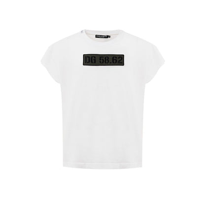 Dolce & Gabbana T-Shirt aus weißer Baumwolle
