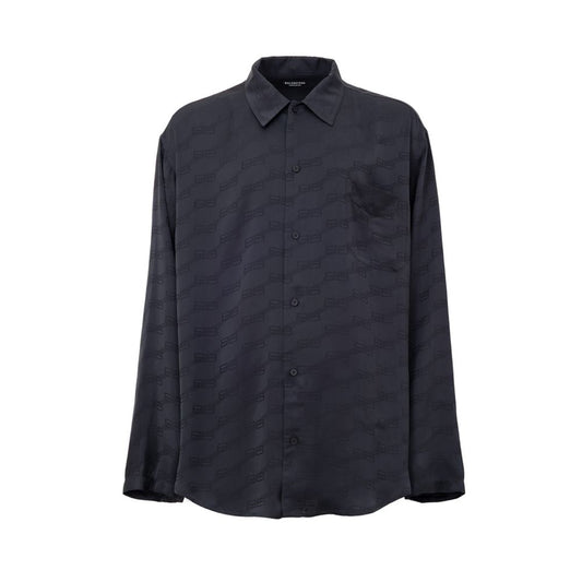 Balenciaga Graues Viskose-Hemd