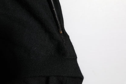 Dolce & Gabbana Schwarzer Kaschmir Pullover mit Rundhalsausschnitt für Männer