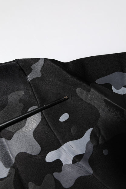 Dolce & Gabbana Schwarzer Camouflage-Pullover Sweatshirt Pullover