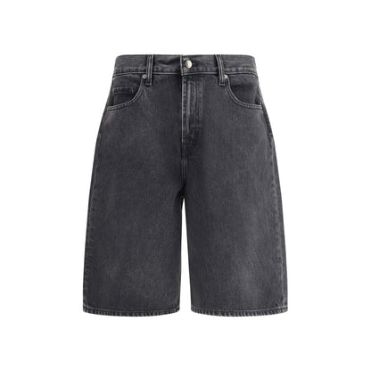 7FOR Denim-Kaviar-Shorts
