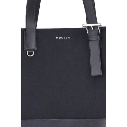 Alexander McQueen Tragetasche aus Segeltuch