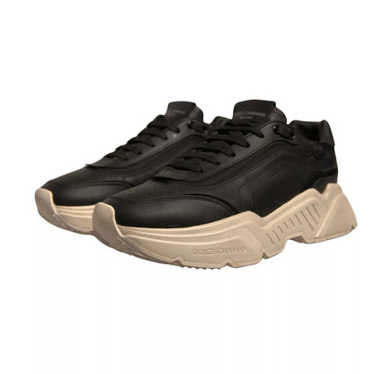 Dolce & Gabbana Schwarz Weiß Daymaster Low Top Sneaker Schuh